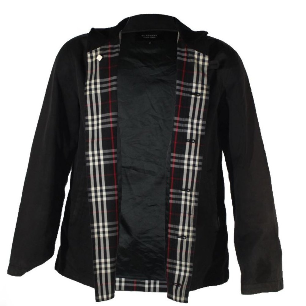 •Burberry Nova Check Jacket Black Label•